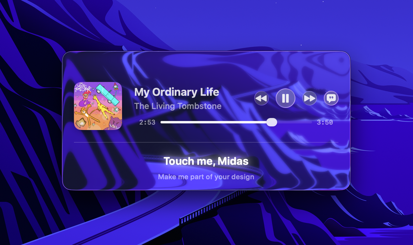 Valentine Mini Player flotante para macOS